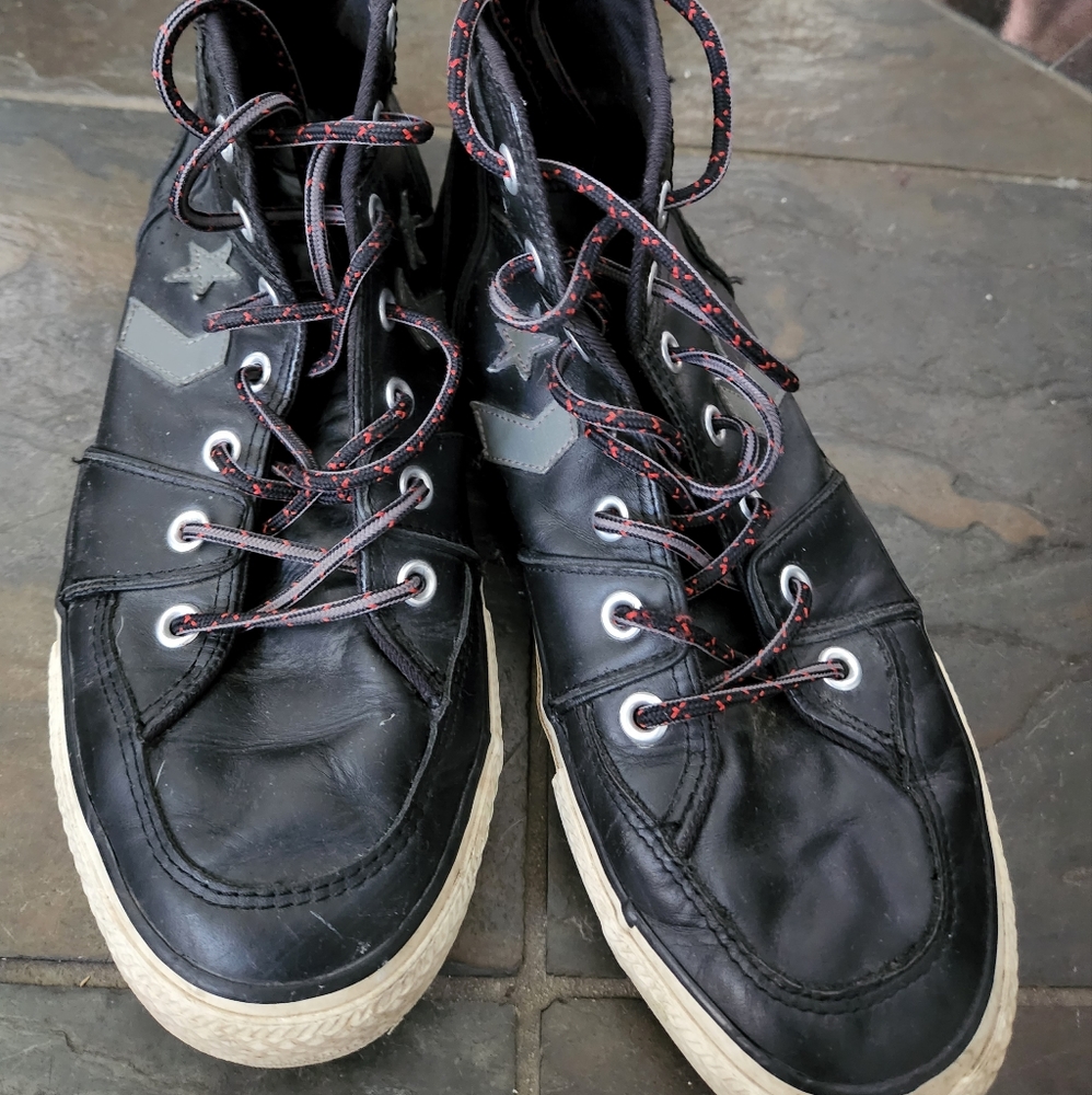 Converse Leather High Tops